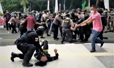 KETUA PMII KOBAR Angkat bicara, Soal Polisi Anarkis Terhadap Mahasiswa