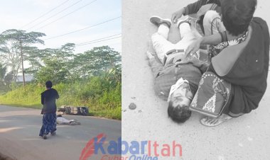 Pria Asal Sukamara Pingsan, Usai Mengalami Kecelakaan