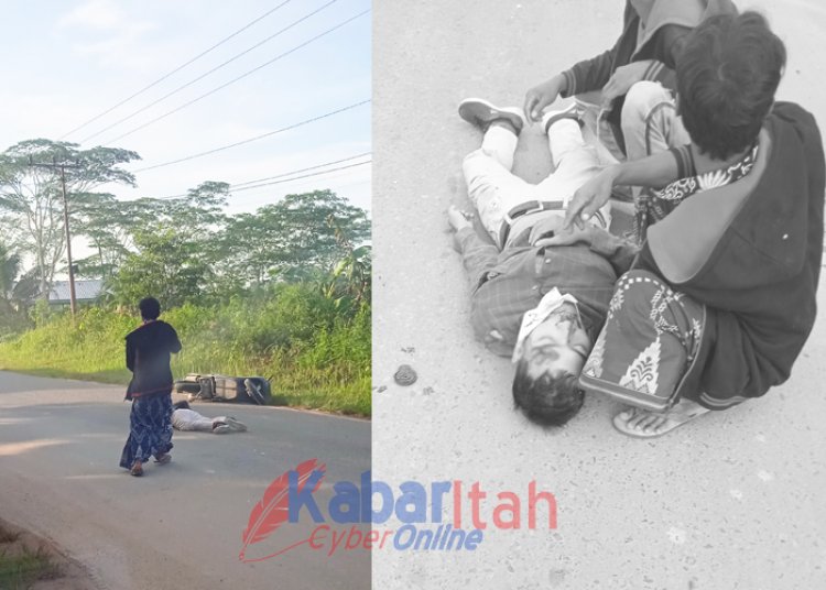 Pria Asal Sukamara Pingsan, Usai Mengalami Kecelakaan