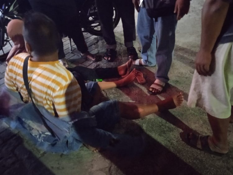 Cewek Tanpa Helm Seruduk Suzuki Spin