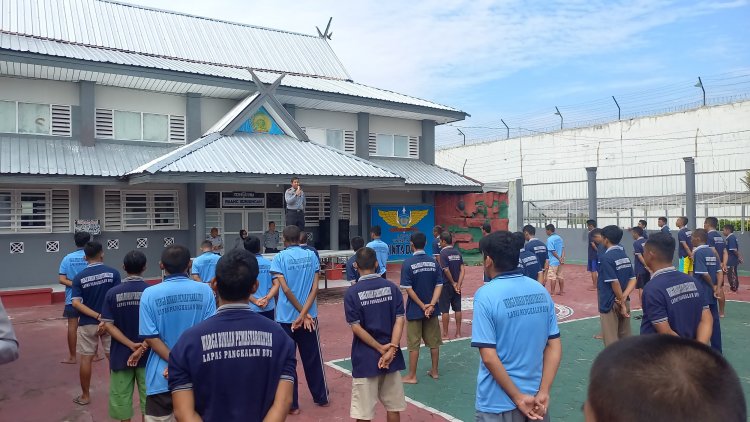 KALAPAS PANGKALAN BUN TEGASKAN LAPAS ZERO HALINAR (Handpone, Pungli dan Narkoba) 